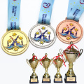 Cheap Custom Plating Uae Metal Medals And Trophies